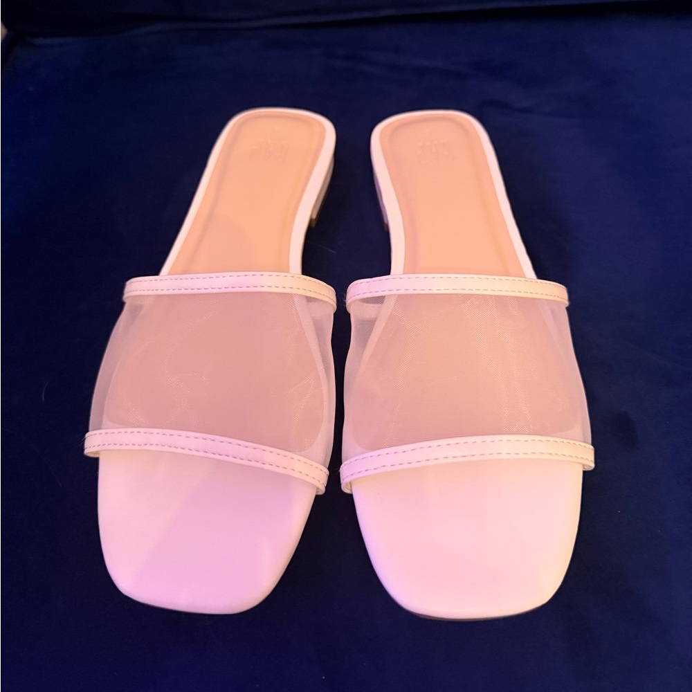 NWT GAP FACTORY Ivory Mesh Sandals - Women’s 8 - Picture 5 of 7
